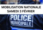 Police municipale : mobilisation nationale le samedi 3 février