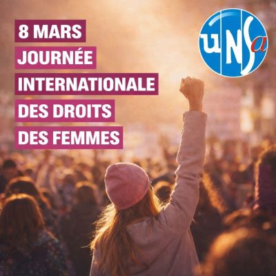 8 mars : l’UNSA Fonction publique pleinement mobilisée pour les droits des femmes