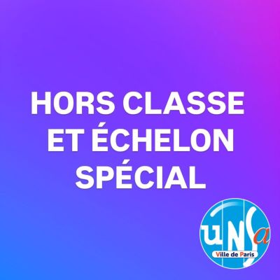 Accès à la Hors Classe.