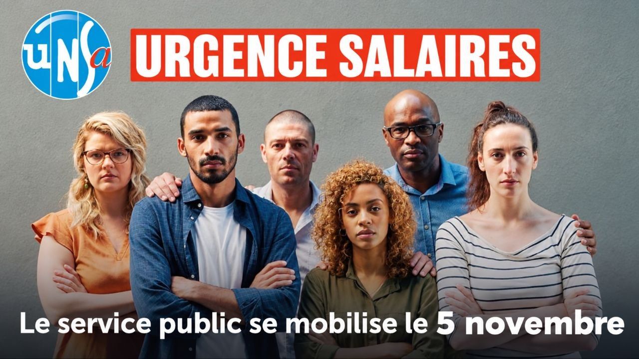 Mobilisés pour nos salaires et nos droits!